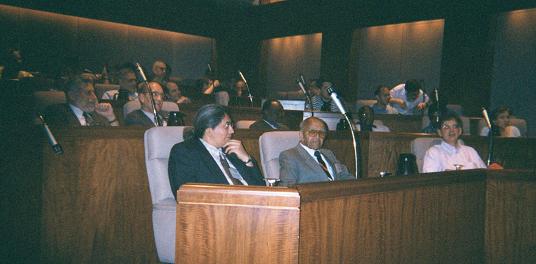 The audience at the lecture series