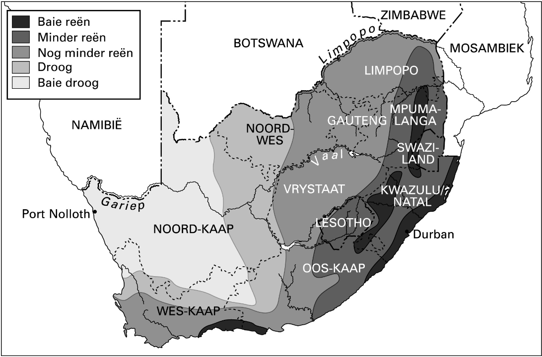 Kaart Van Suid Afrika 5C8