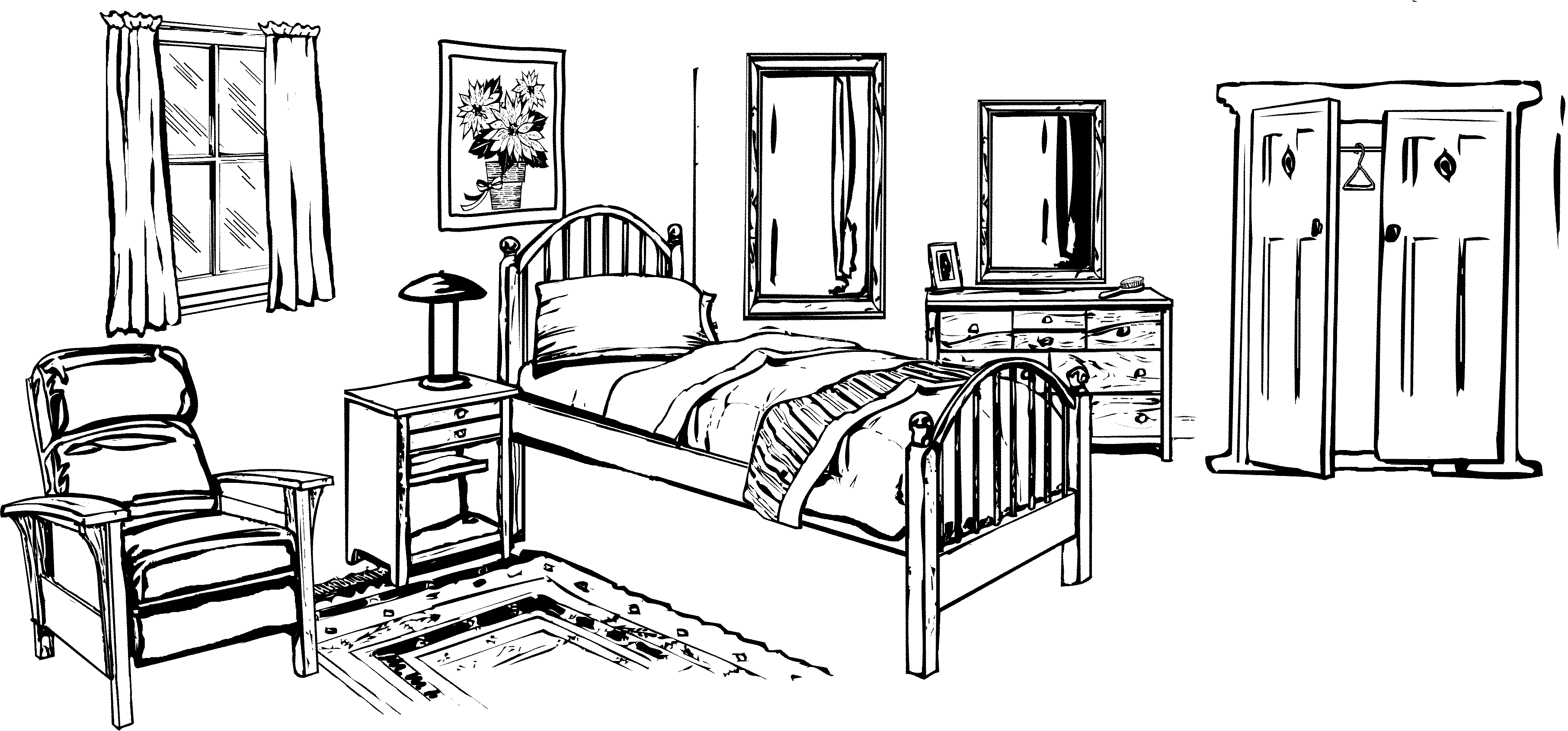 Картинки для спальни распечатать Grade 4, The bedroom, By OpenStax Jobilize