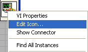A drop-down menu from the function, with the option, edit icon… selected.