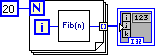 A screencap of the 'Fibonacci Series' function.