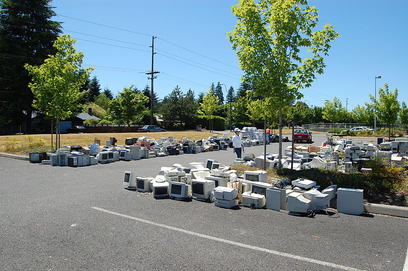 photograph of Electronic Waste