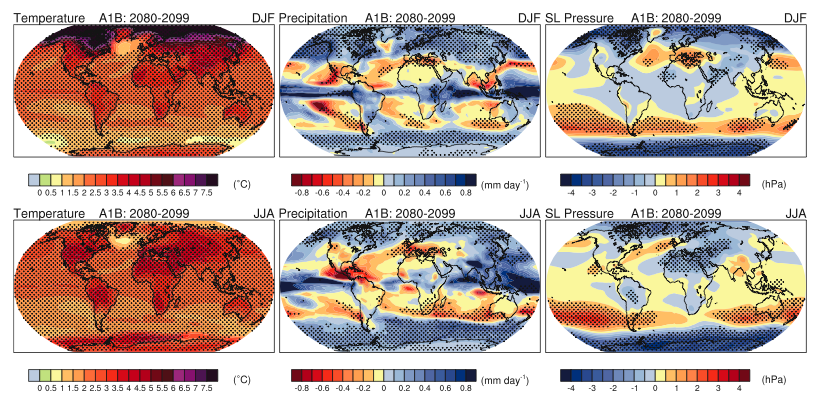 Winter and Summer Precipitation Anomalies