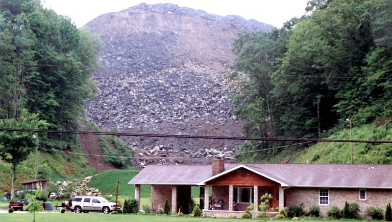 Mountaintop Removal Coal Mining in Martin County, Kentucky