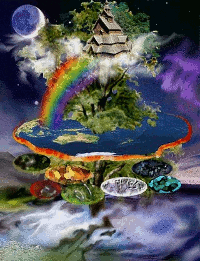 Billede af Yggdrasil og vikingernes verden fra http://thirdreichocculthistory.blogspot.com/2011/06/yggdrasil-tree-of-life.html