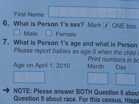 An image of a portion of a questionnaire is shown.