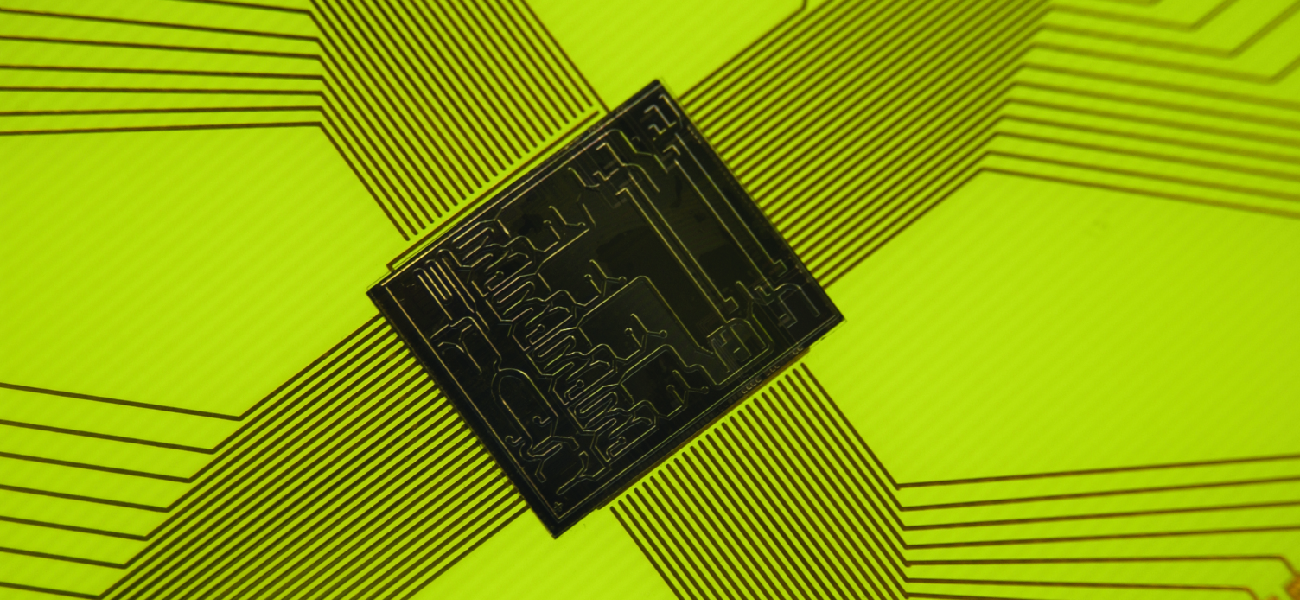 Picture of a computer chip.